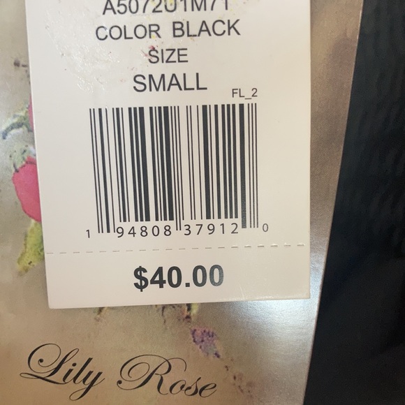 Relist8/10 Lily Rose black dress S jr - Picture 13 of 14